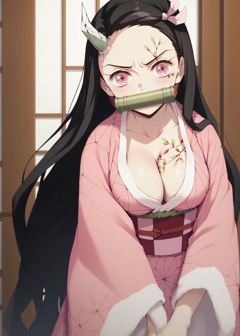 Nét Nezuko mềm mại đáng yêu