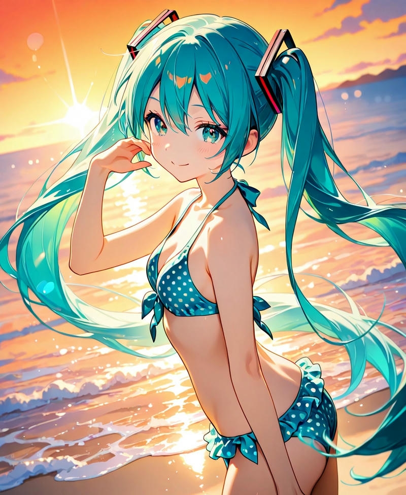 Sexy Hatsune Miku sáng tạo cân đối