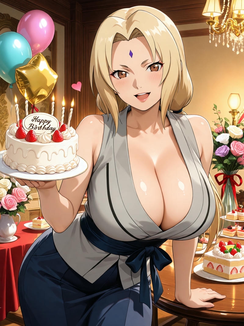Tsunade hấp dẫn duyên dáng