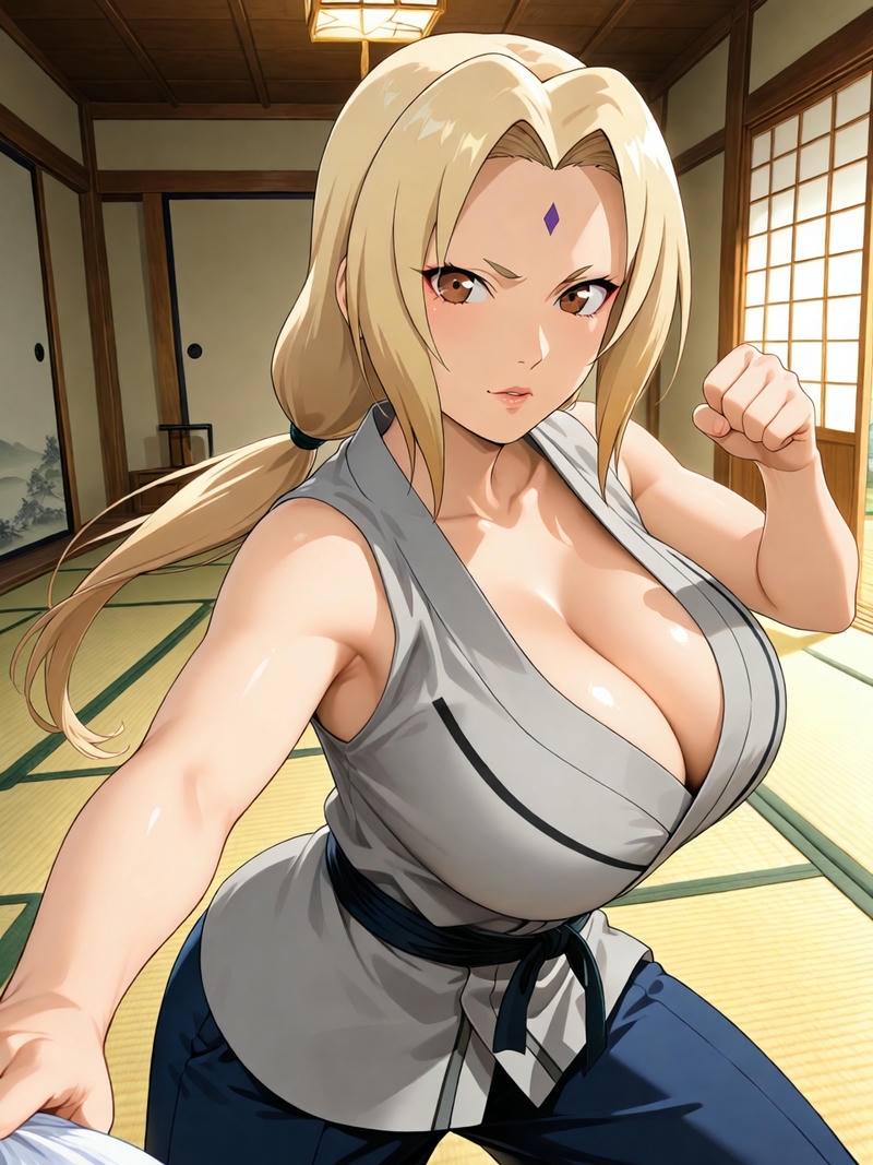 Tsunade sexy cuốn hút đầy mê hoặc