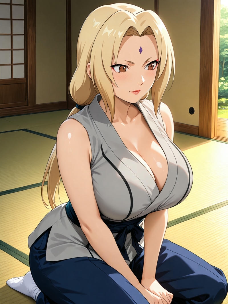 Tsunade sexy gợi cảm dịu dàng