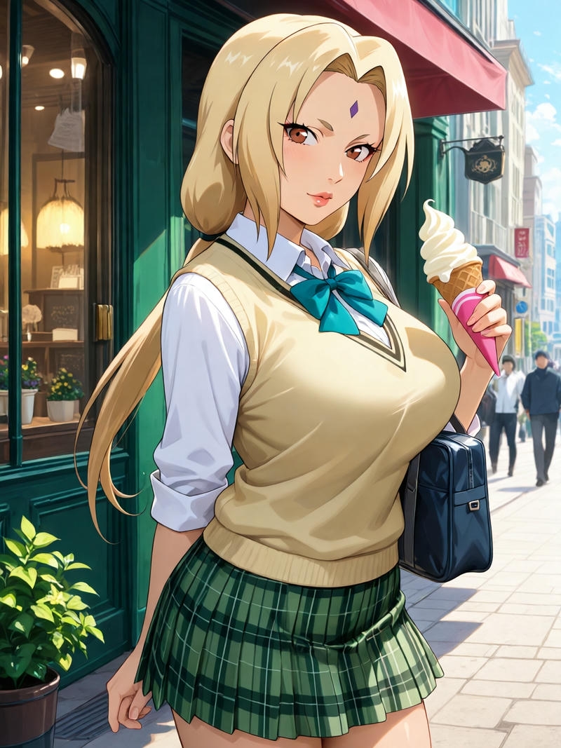 Tsunade sexy lôi cuốn sinh động