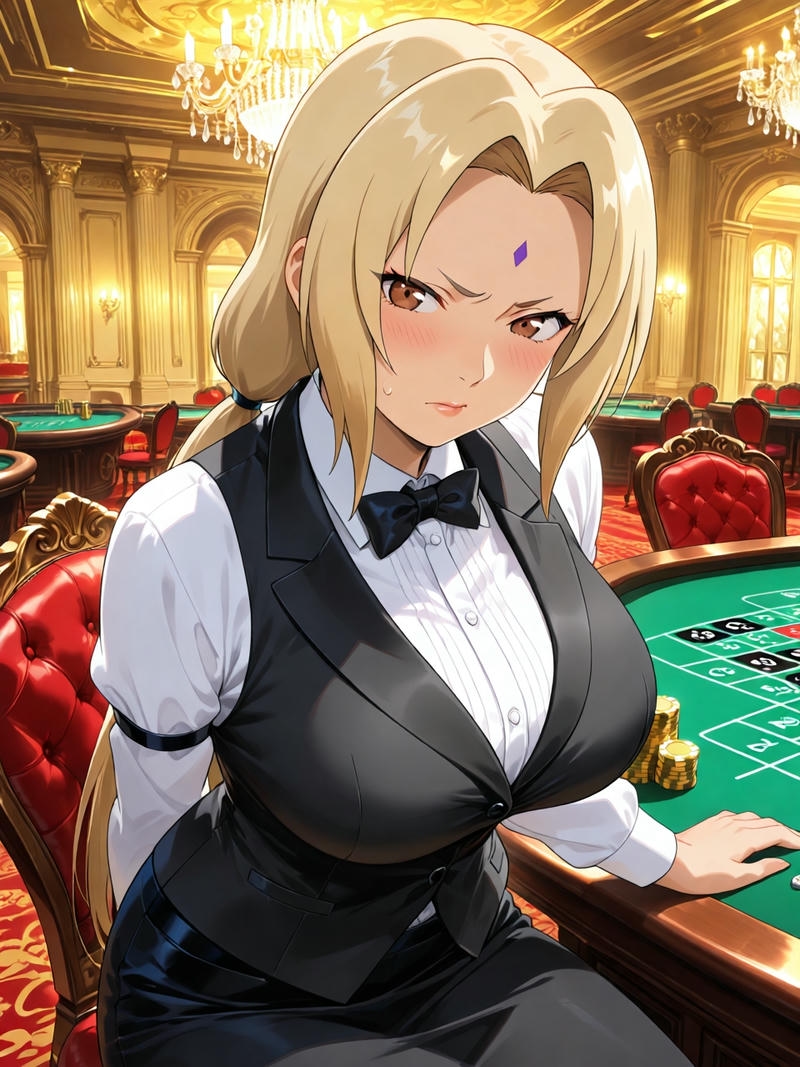 Tsunade sexy nhẹ nhàng lung linh
