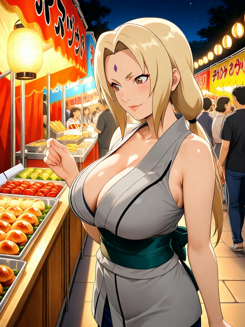 Tsunade sexy nóng bỏng dễ thương