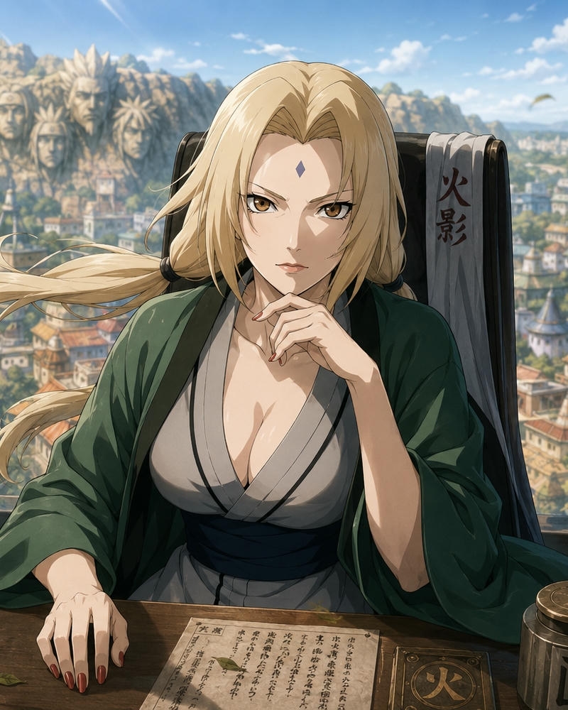 Tsunade sexy thanh lịch gợi cảm