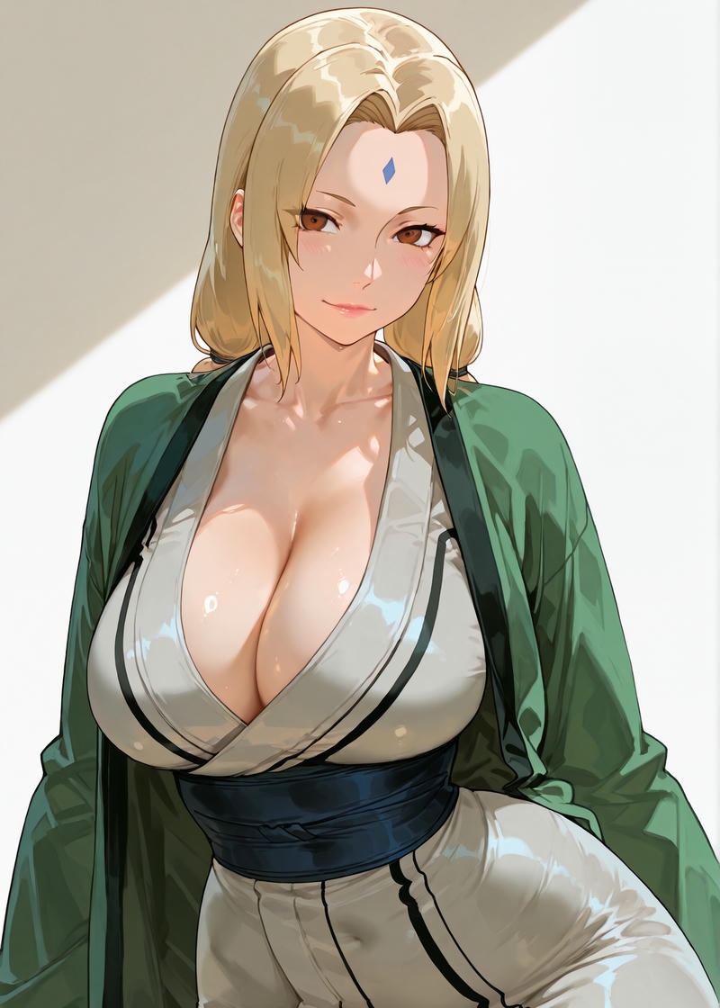 Tsunade sexy tươi trẻ ấn tượng