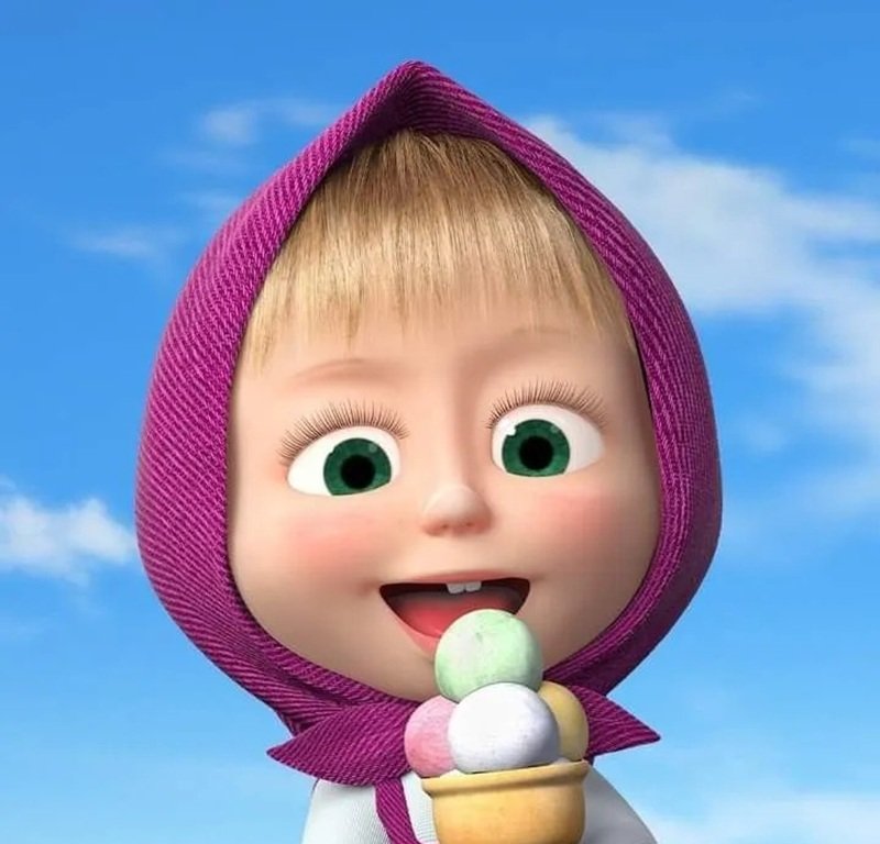 Avatar Masha Cute làm ảnh đại diện