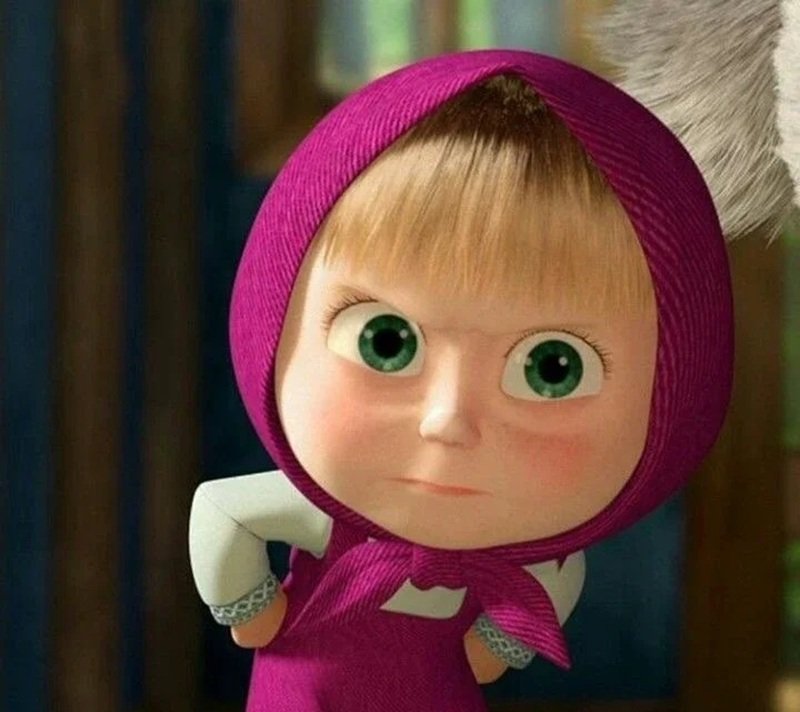 Avatar Masha Cute nhiều biểu cảm