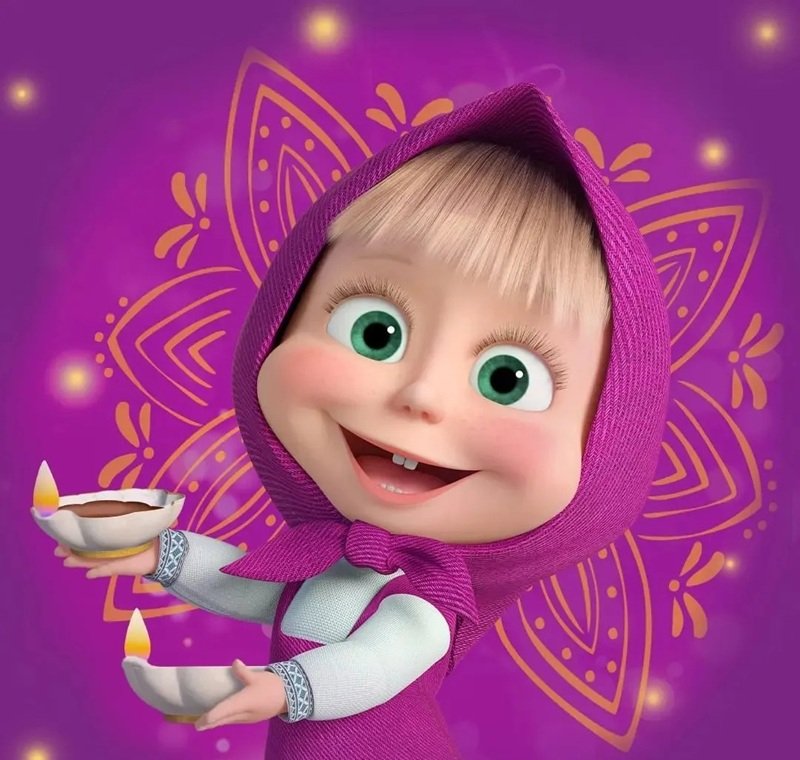 Hình Masha cute vui nhộn