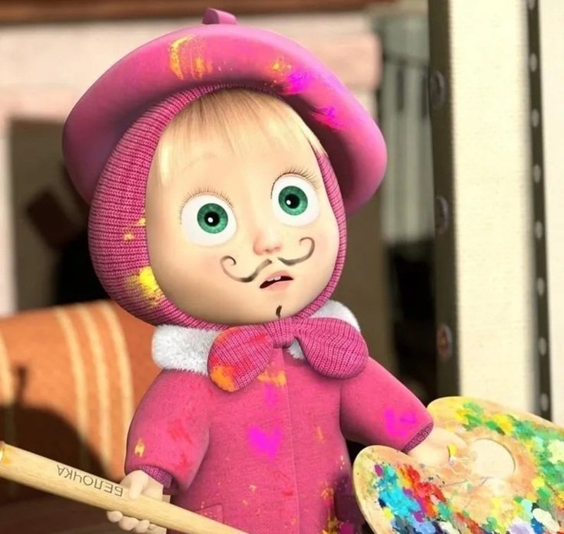 Avatar Masha Cute cho Facebook