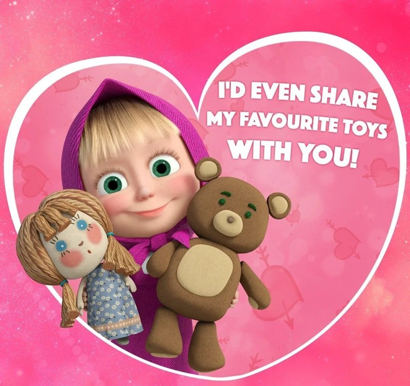 Avatar Masha Cute siêu dễ thương