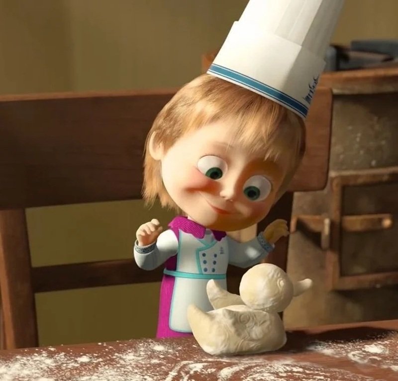 Hình Masha cute nhiều biểu cảm