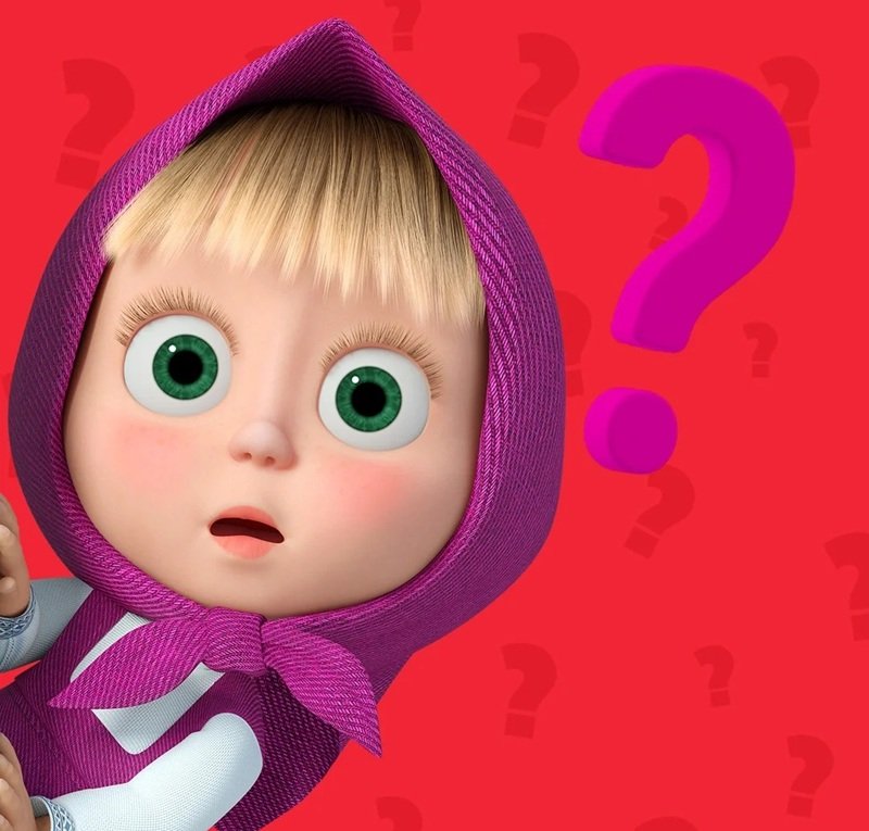 Avatar Masha Cute phong cách hoạt hình