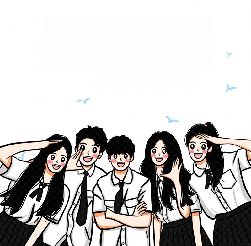 Avatar team đẹp cá tính cho hội bạn thân