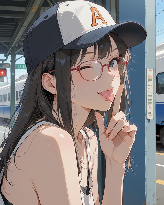 Ảnh anime lè lưỡi mang sức hút gợi cảm rạng ngời