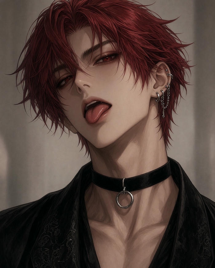 Ảnh anime lè lưỡi toả sáng khí chất nóng bỏng mạnh mẽ