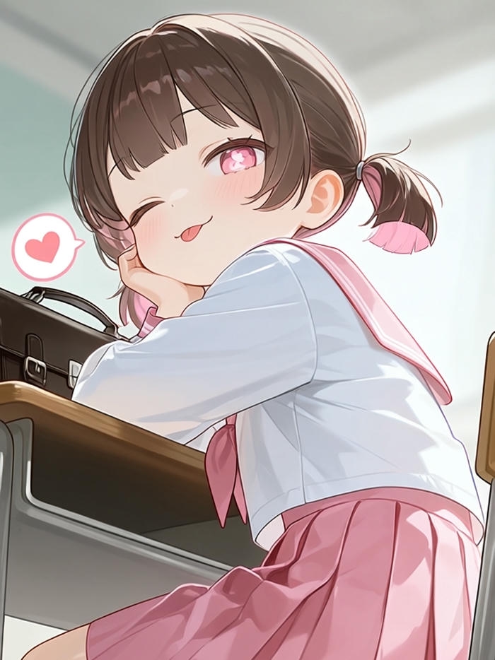 Ảnh anime lè lưỡi toát lên vẻ quyến rũ dễ thương