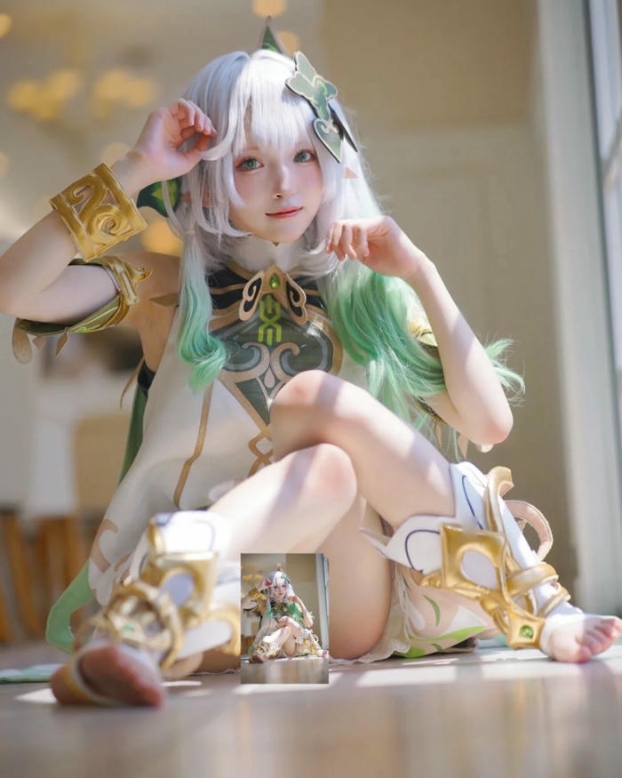Ảnh cosplay Nahida sexy mang vẻ ngoài thanh lịch