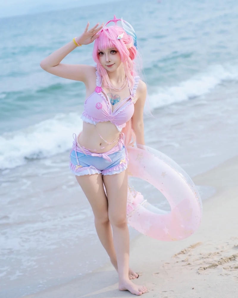 Ảnh cosplay bikini hoàn hảo rõ nét hấp dẫn mạnh mẽ