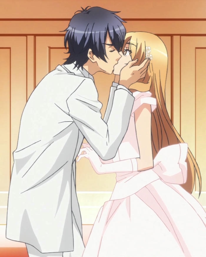 Ảnh đôi anime với nét minh họa mềm mại