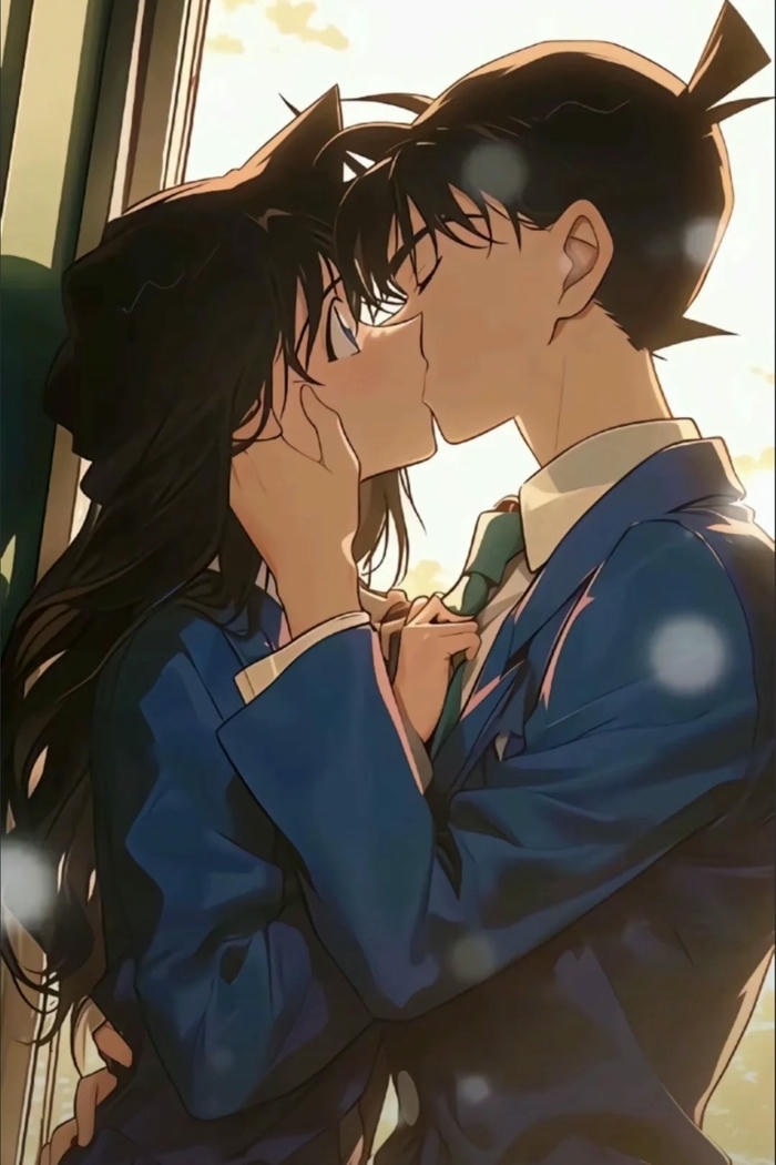 Ảnh hôn nhau anime mang cảm giác ấm áp