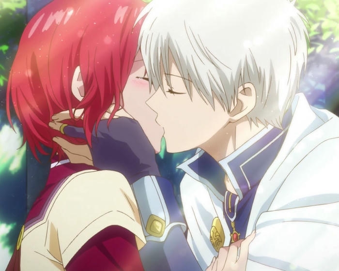 Ảnh hôn nhau anime mang cảm xúc dịu dàng