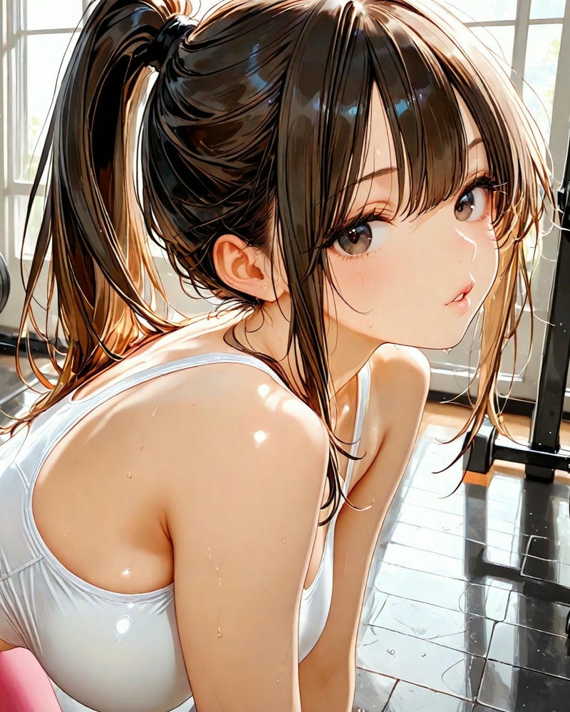 Anime ngực to vú bự nhẹ nhàng quyến rũ