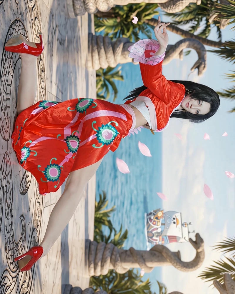 Boa Hancock cosplay mang khí chất thanh lịch đầy cuốn hút