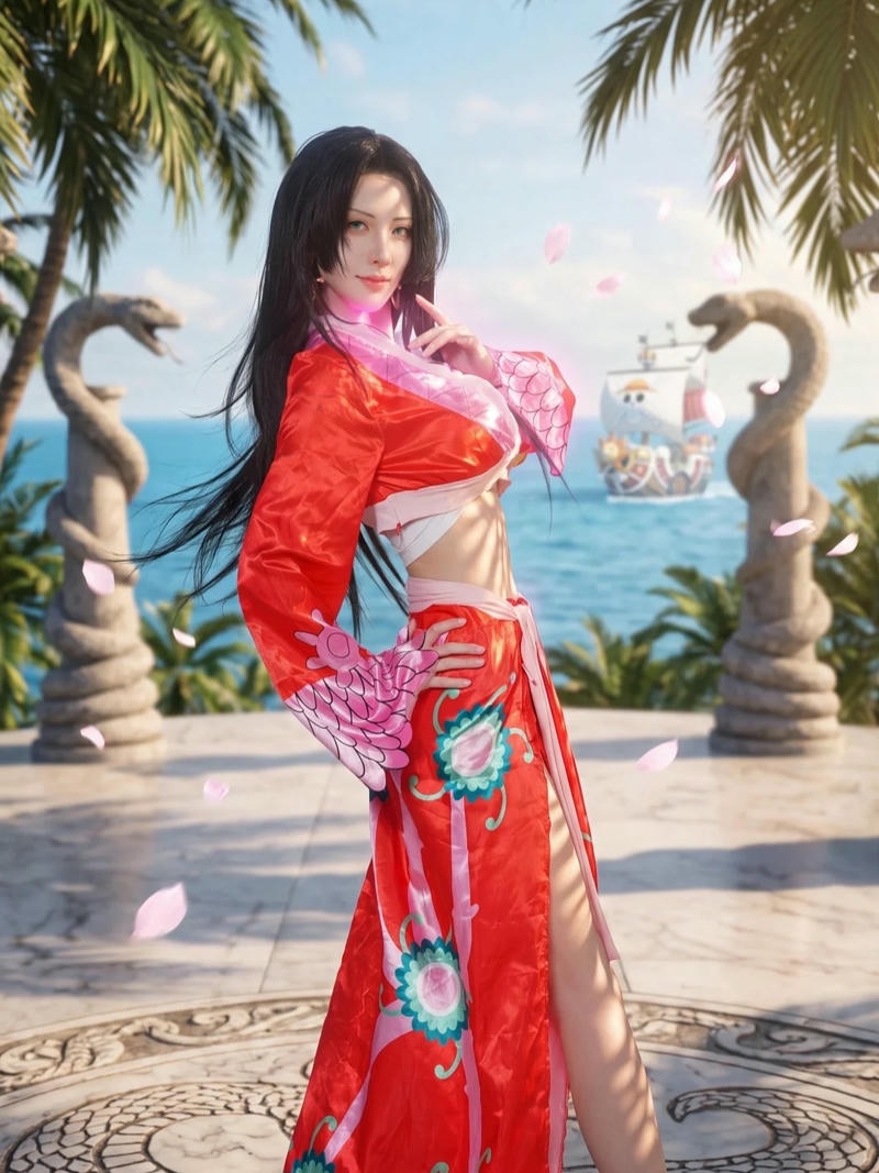 Boa Hancock cosplay sở hữu phong thái thời thượng nổi bật