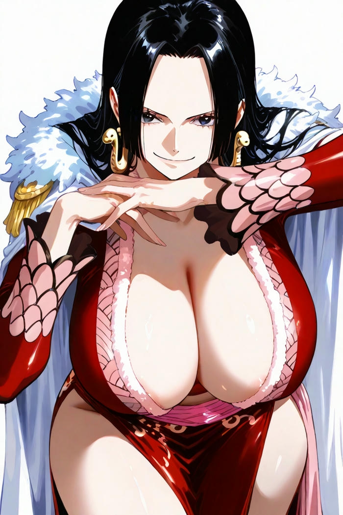 Boa Hancock sexy với biểu cảm duyên dáng tự nhiên