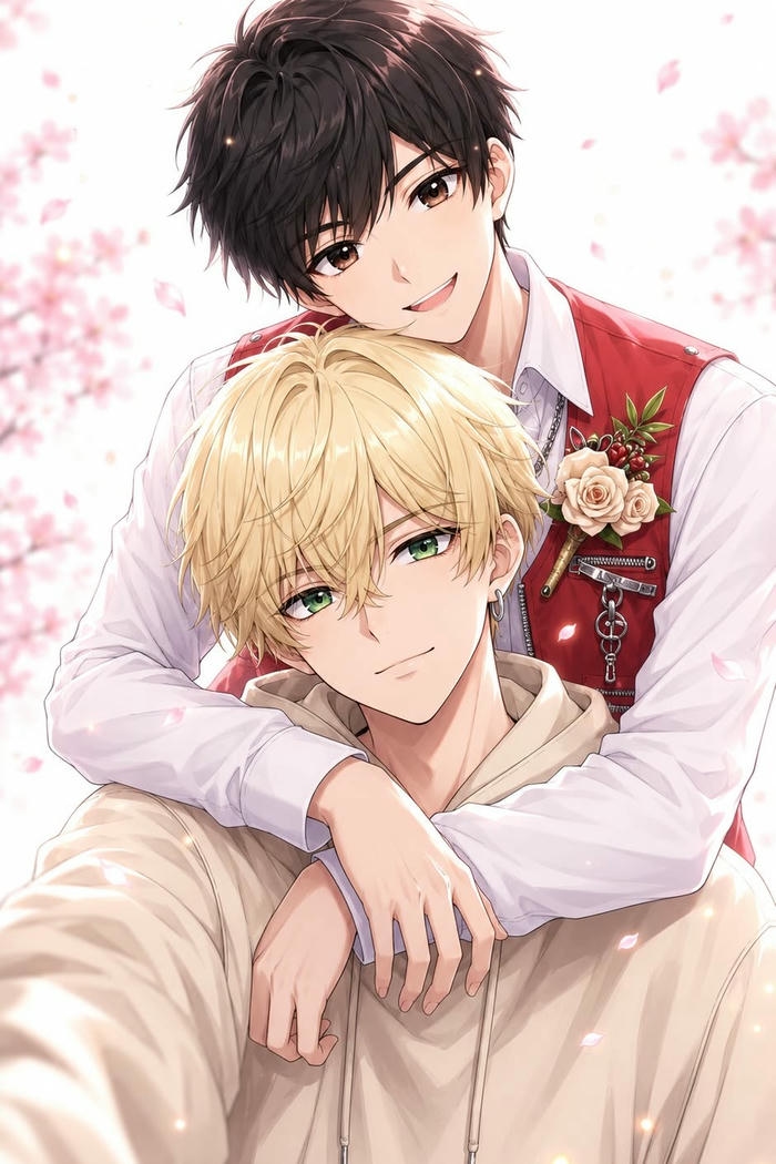 Cảnh anime gầy thanh tú nhẹ
