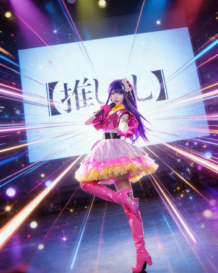 Cosplay Ai Hoshino có diện mạo duyên dáng xinh xắn