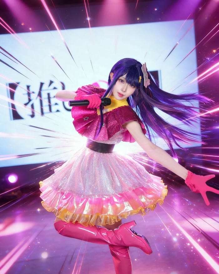 Cosplay Ai Hoshino mang tạo hình trẻ trung duyên dáng