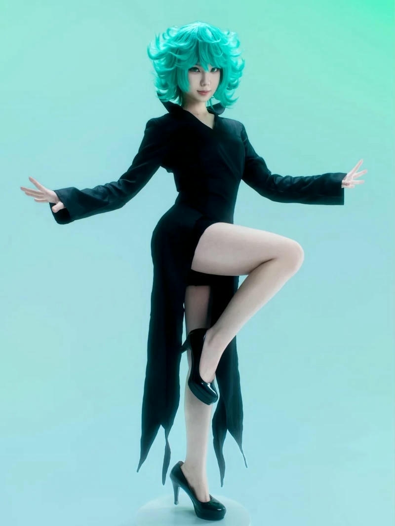 Cosplay Tatsumaki cùng kiểu tóc đặc trưng cuốn hút