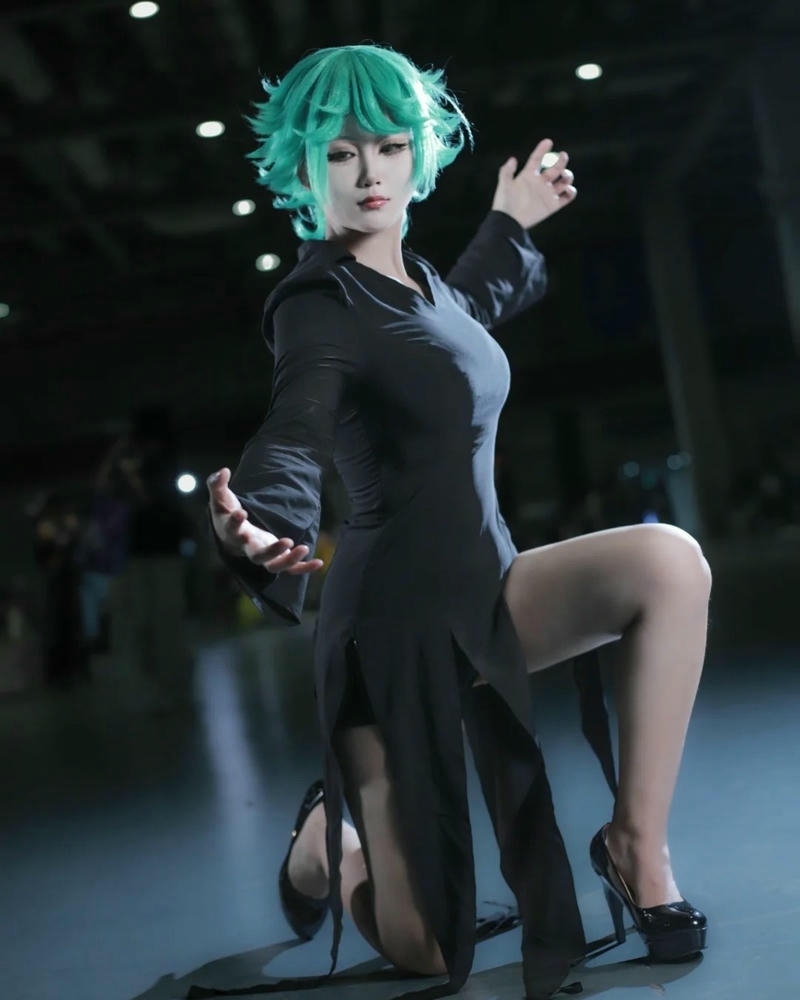Cosplay Tatsumaki với nét đẹp thanh thoát nổi bật