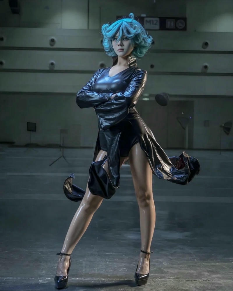 Cosplay Tatsumaki với trang phục được tái hiện tinh tế