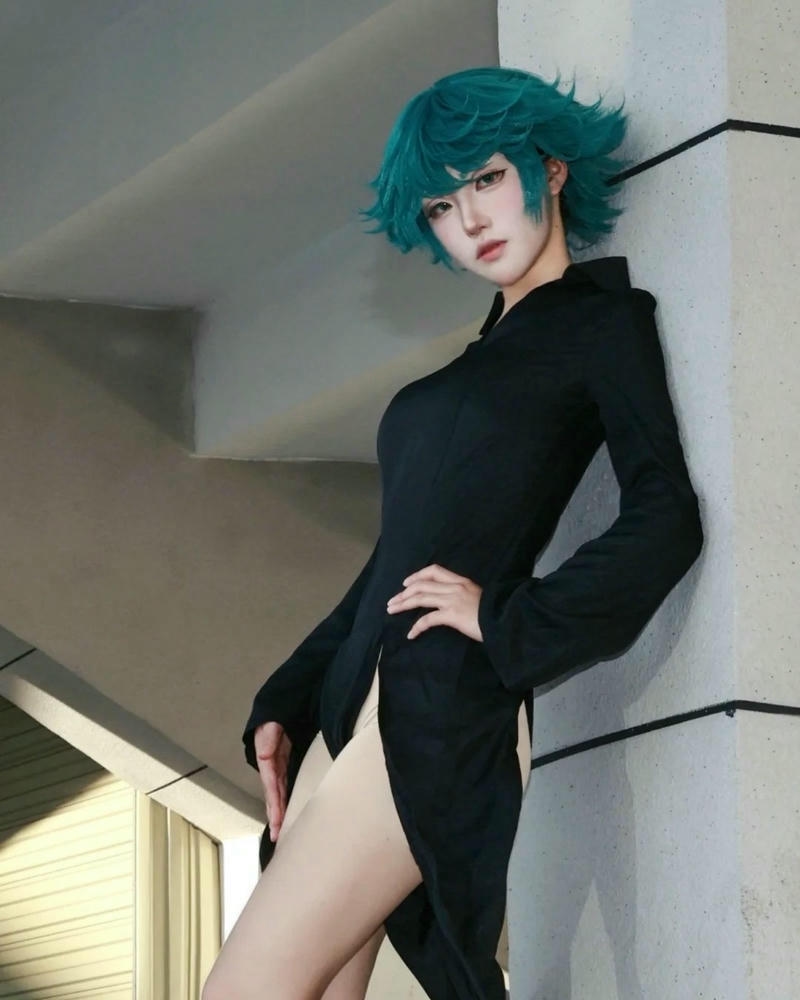 Diện mạo cosplay Tatsumaki thể hiện nét thanh tú