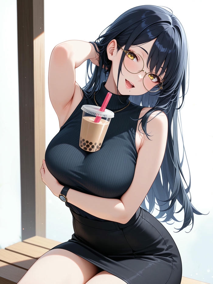 Gái anime to tròn chân thực nổi bật hài hòa