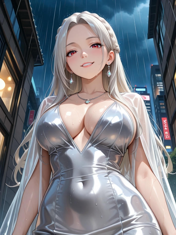 Gái anime to tròn hoàn hảo gợi cảm sống động