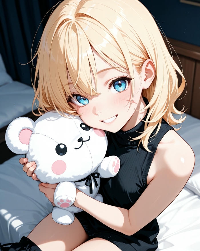 Gái anime to tròn sắc nét sống động rõ ràng