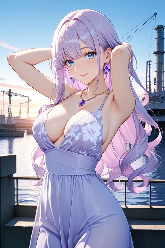Gái anime to tròn tự nhiên sexy