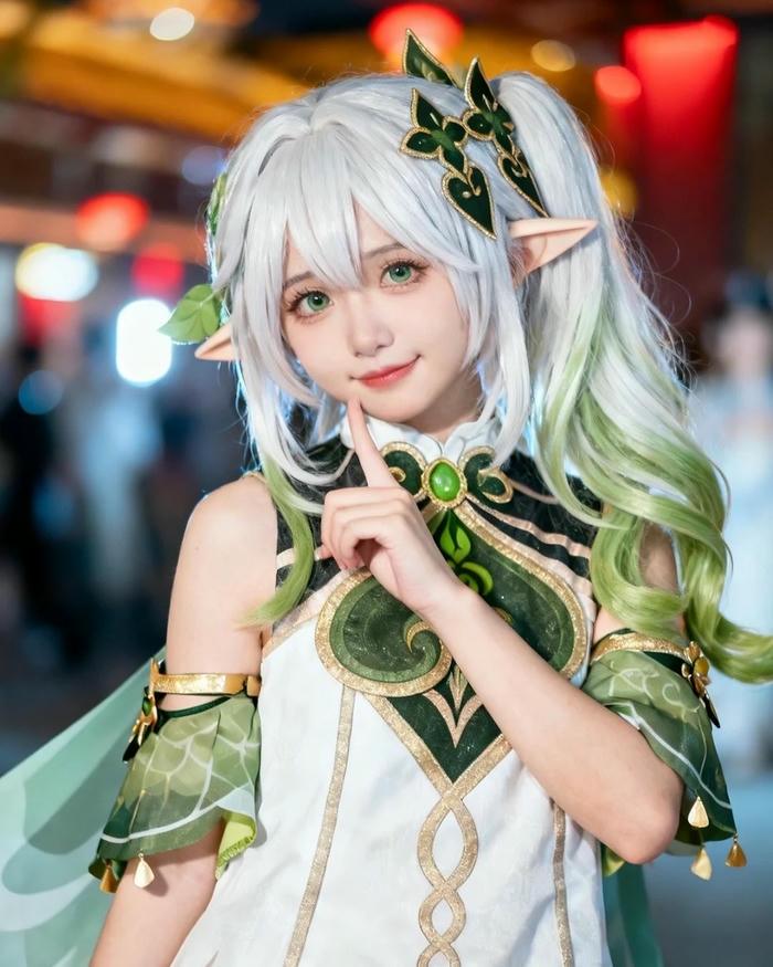 Hình Nahida cosplay mang thần thái cuốn hút