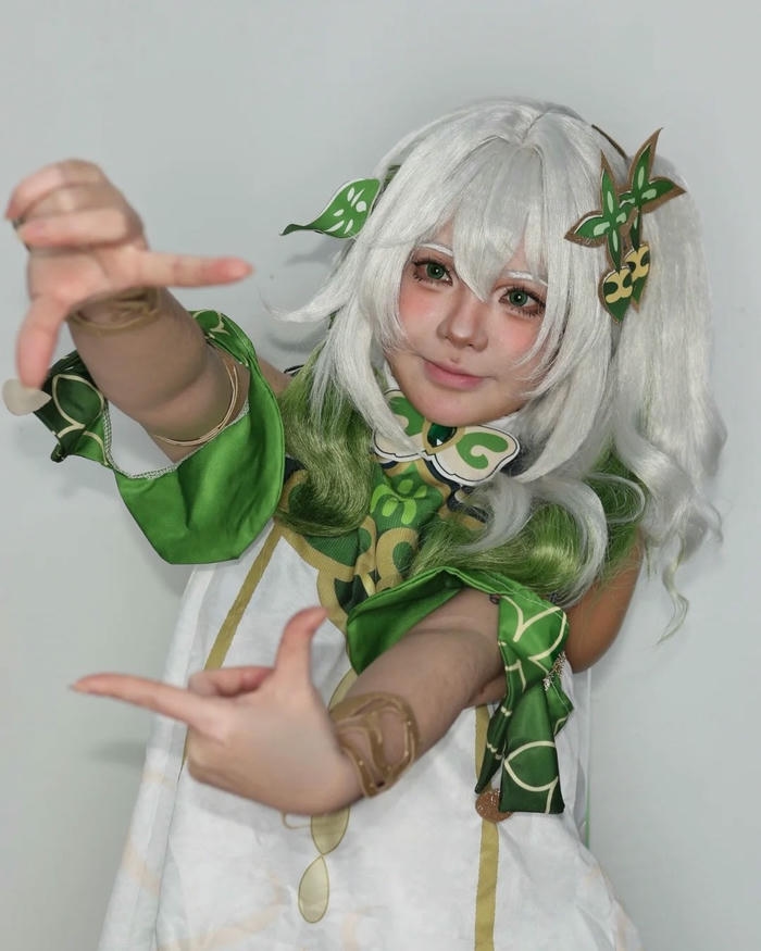 Hình ảnh cosplay Nahida có tạo hình xinh xắn