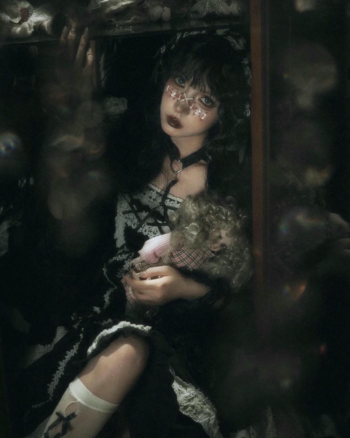 Hình ảnh ma nữ cosplay có tạo hình độc đáo
