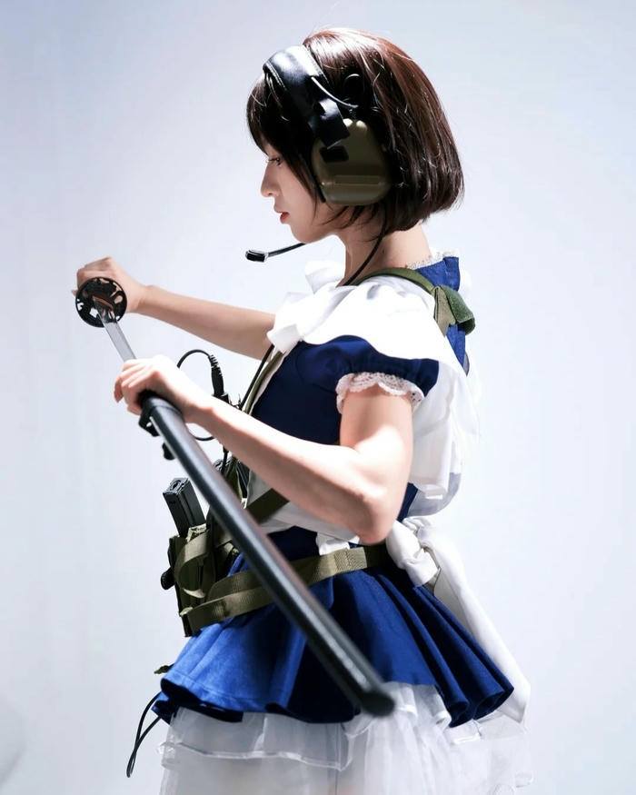 Hình ảnh maid cosplay có nét đẹp duyên dáng