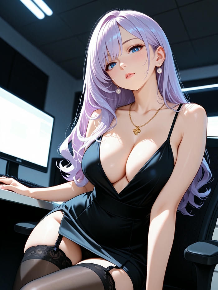 Hình gái anime to tròn hấp dẫn lung linh bắt mắt