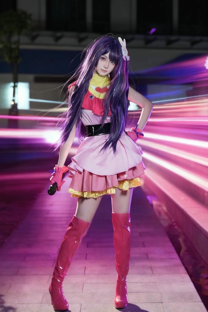 Mẫu cosplay Ai Hoshino với phong cách nữ tính
