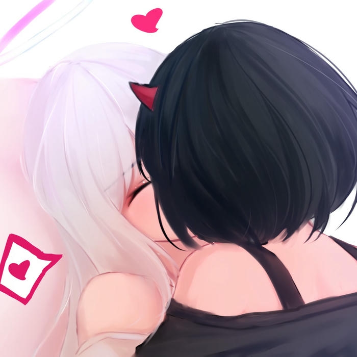 Mẫu hình anime hôn nhau đầy cảm xúc