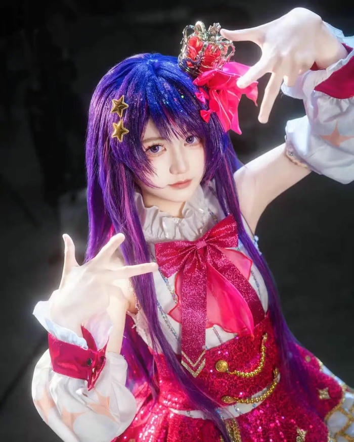 Mẫu hình cosplay Ai Hoshino có nét đáng yêu