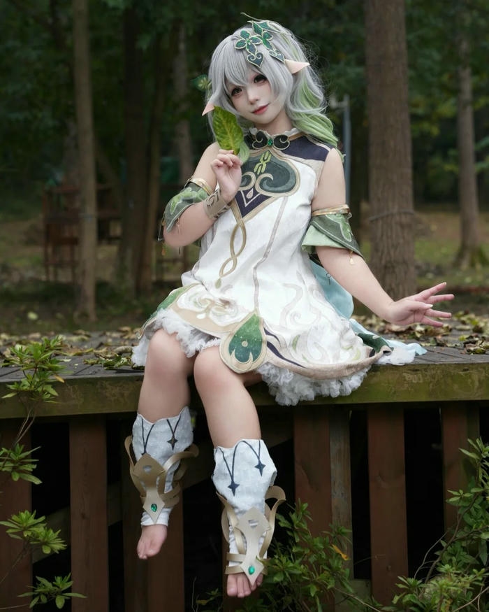 Mẫu hình cosplay Nahida có tạo hình tinh tế